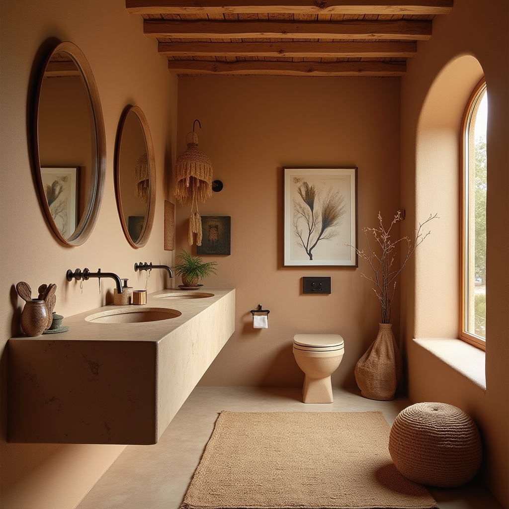 rustic small bathroom ideas 26