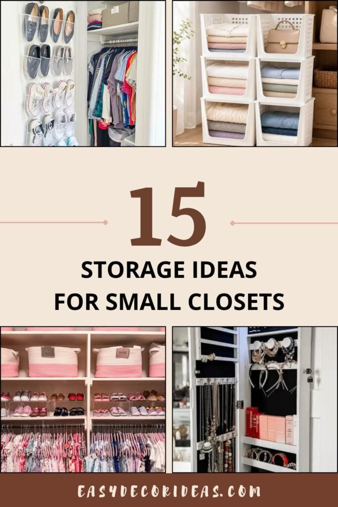 15 storage ideas for small closets