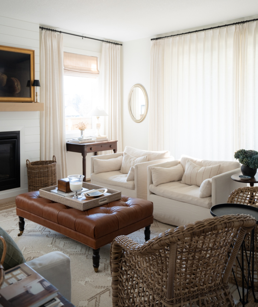Warm-Toned Textiles in Layers